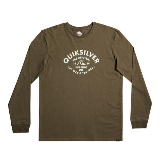 Quiksilver Ανδρική μακρυμάνικη μπλούζα Script Talk - Long Sleeve T-Shirt for Men